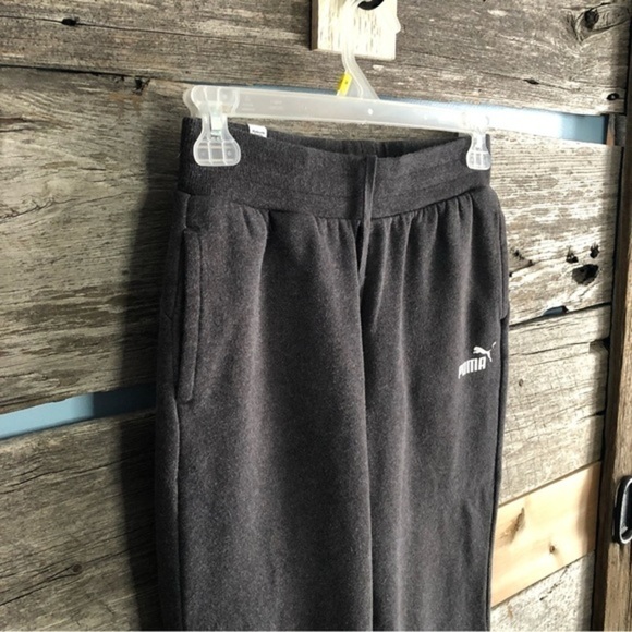 PUMA Size Small Grey Cropped Track Pants - Picture 2 of 5